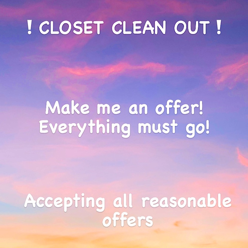 CLOSET CLEAN OUT